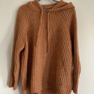 Aerie sweater with a hood, brown, cute, comfy